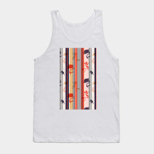 Beautiful Abstract Floral Rose Colorful Pattern Artwork Tank Top